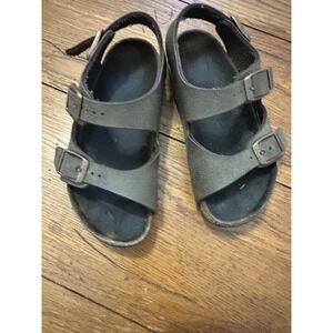 kids birkenstock‎ double buckle sandals approx size 13.5